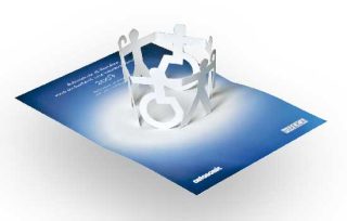 CARTE POP UP avec personnages centraux